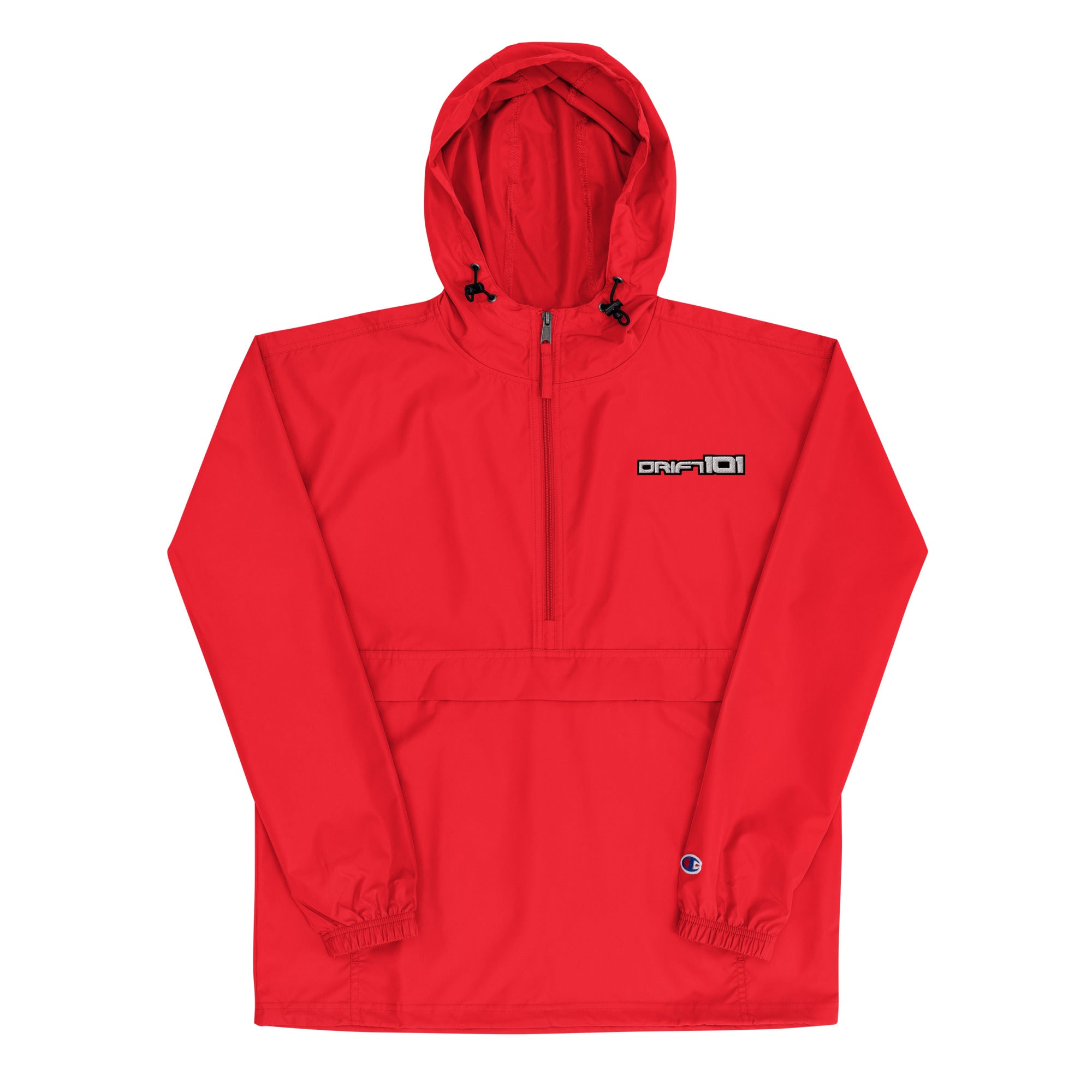 Red on sale champion windbreaker